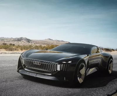 Audi skysphere, un concept de roadster électrique luxueux